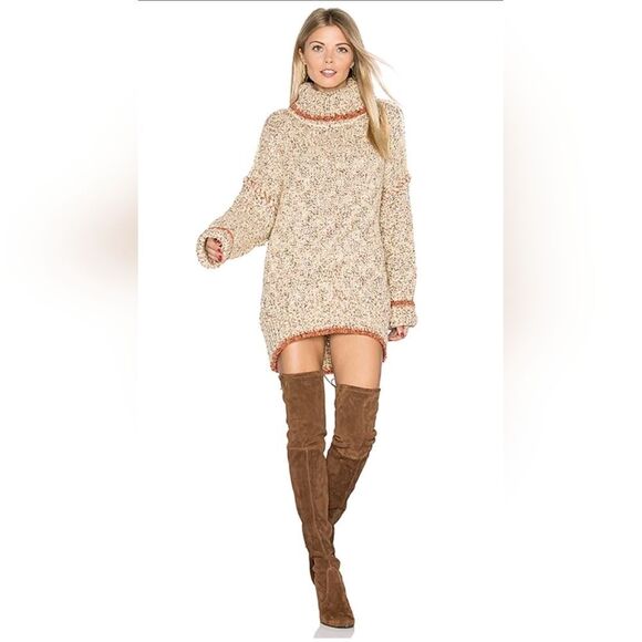 Free People Cream Echo Pullover Sweater Size XS - Picture 7 of 9